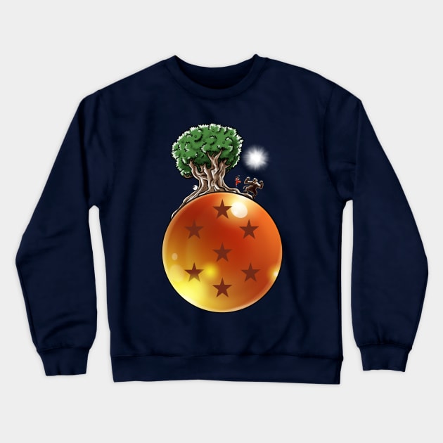 A Mighty Tree Crewneck Sweatshirt by azureaerrow